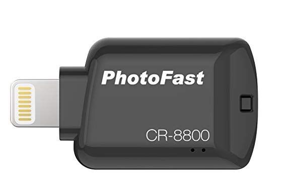 PhotoFast CR-8800｜iPhoneの写真を直接SDカーに